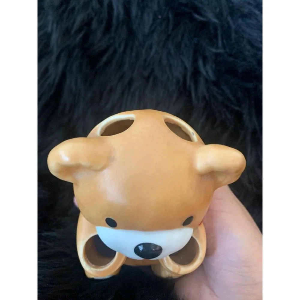 Japan brown Teddy Bear toothbrush Holder